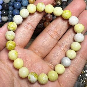 Serpentine Jade bracelet | 8mm